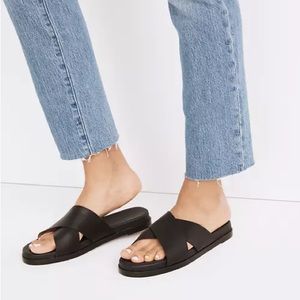NWT Madewell Louisa Crisscross Slides
